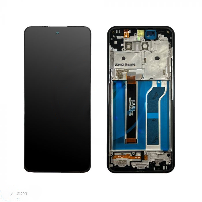 LG K51/Q51 LCD (with Frame) Replacement Part - Black