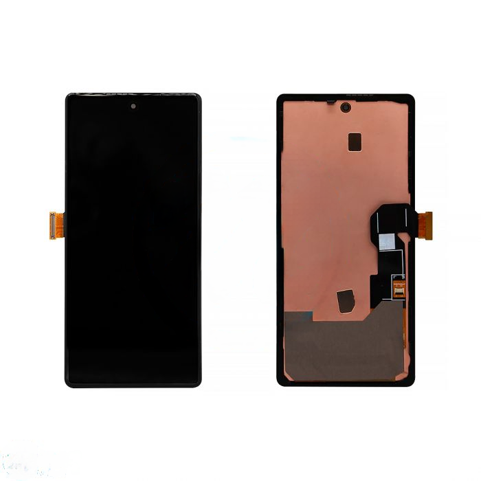 Google Pixel 6a OLED with Frame Replacement Part - Black