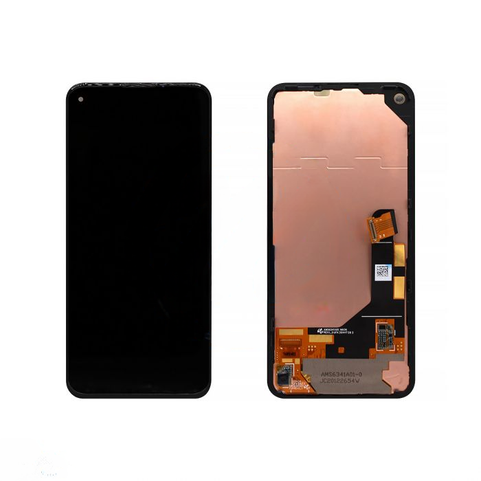 Google Pixel 5a 5G OLED with Frame Replacement Part - Black