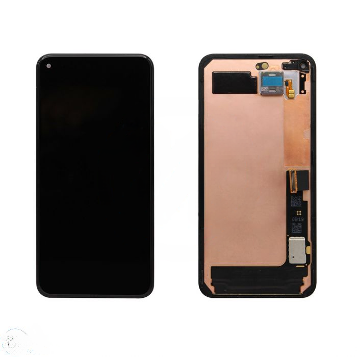 Google Pixel 5 OLED with Frame Replacement Part - Black