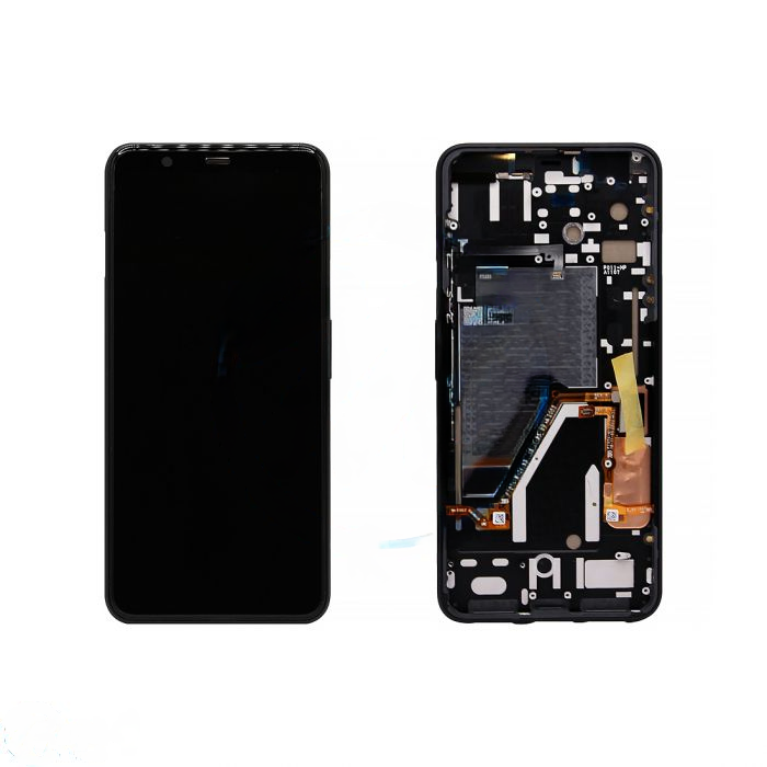 Google Pixel 4 XL OLED with Frame Replacement Part - Black