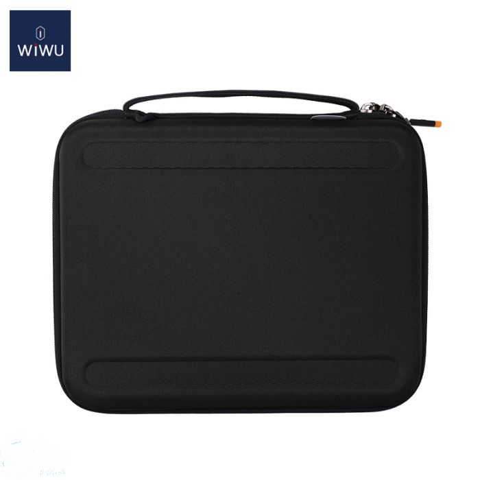 WiWU Parallel Hardshell Bag Efficient Storage Tablet Case for iPad size 11 inches - Black